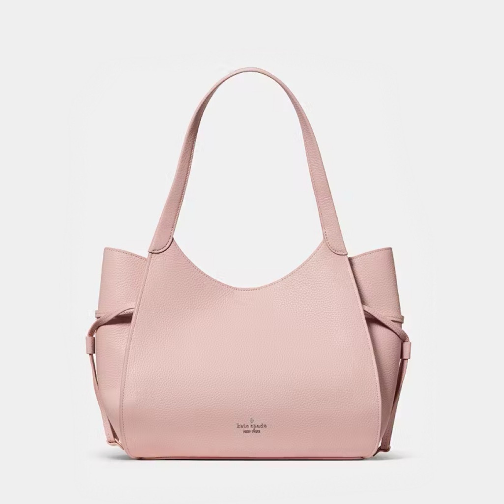 Kate Spade Stash Pebbled Leather Carryall Shoulder Bag, Tutu Pink New Nwt